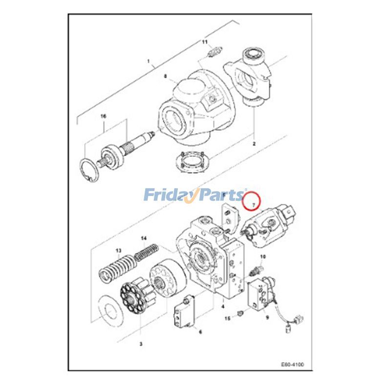 Hydraulic Pump Gear for Excavator