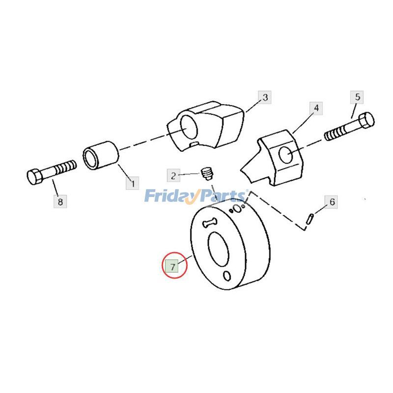 FridayParts Hydraulikpumpe HPV116 Kupplung