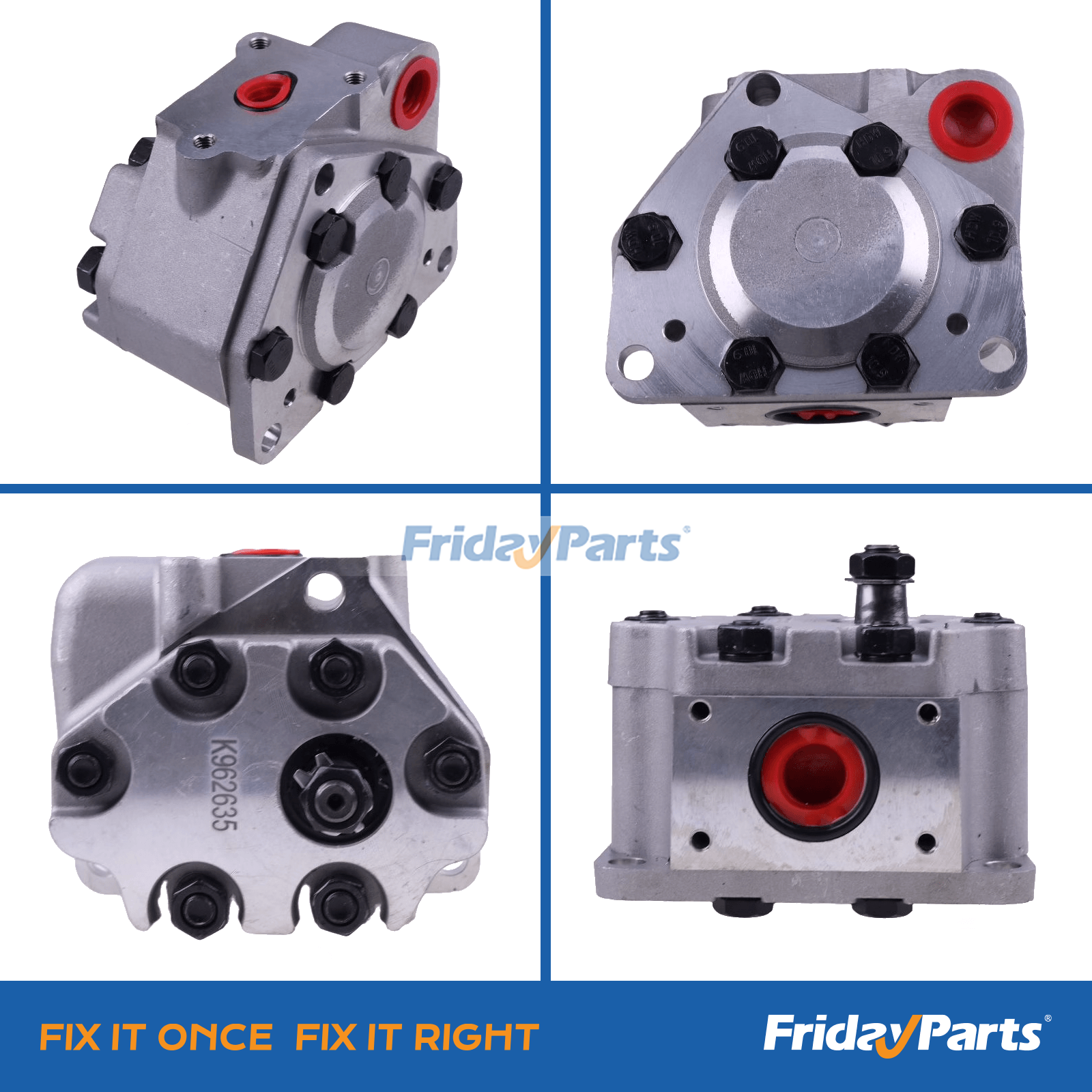 Hydraulikpumpe K962635 für CASE 1190 1194 1294 1390 1290 380CK David Brown1210 1212 780 880 885 885N 990 995 880A 880B 996 Traktorfür Für CASE,Für andere Marken