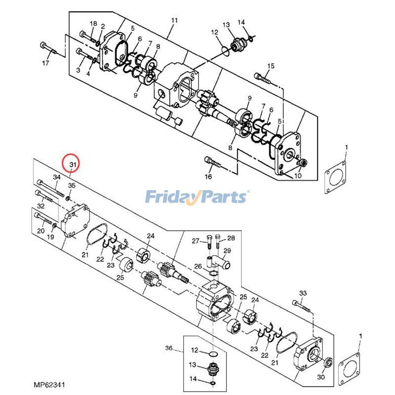 Hydraulikpumpebei FridayParts kaufen