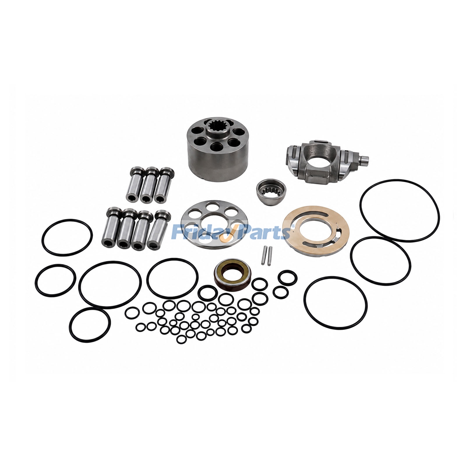 Kit de réparation de pompe hydraulique pour pelle Komatsu PC27MR-2 PC30MR-2