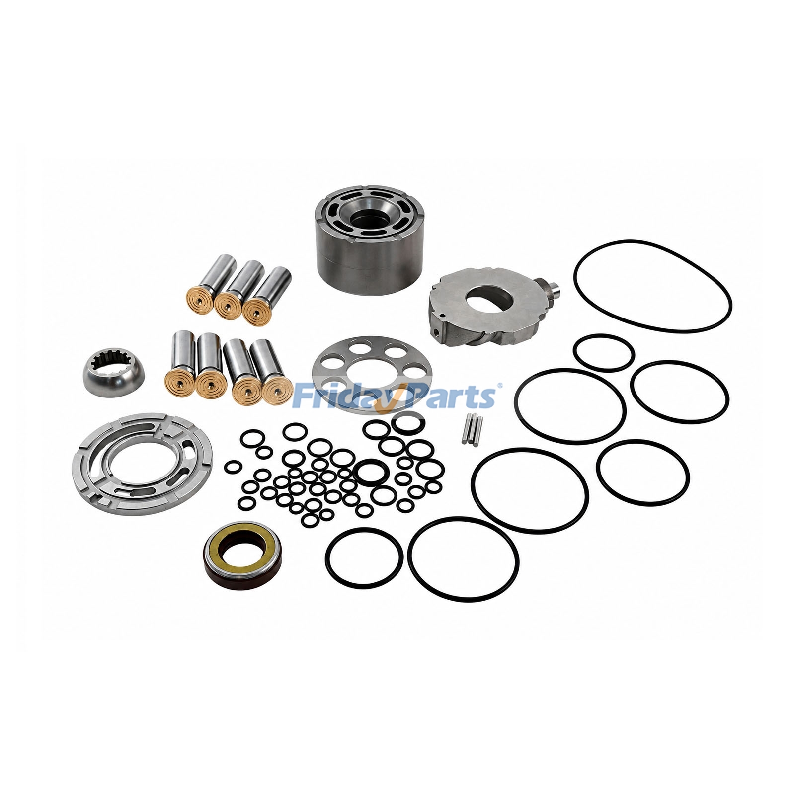 Kit de réparation de pompe hydraulique pour pelle Komatsu PC27MR-2 PC30MR-2pourPour KOMATSU