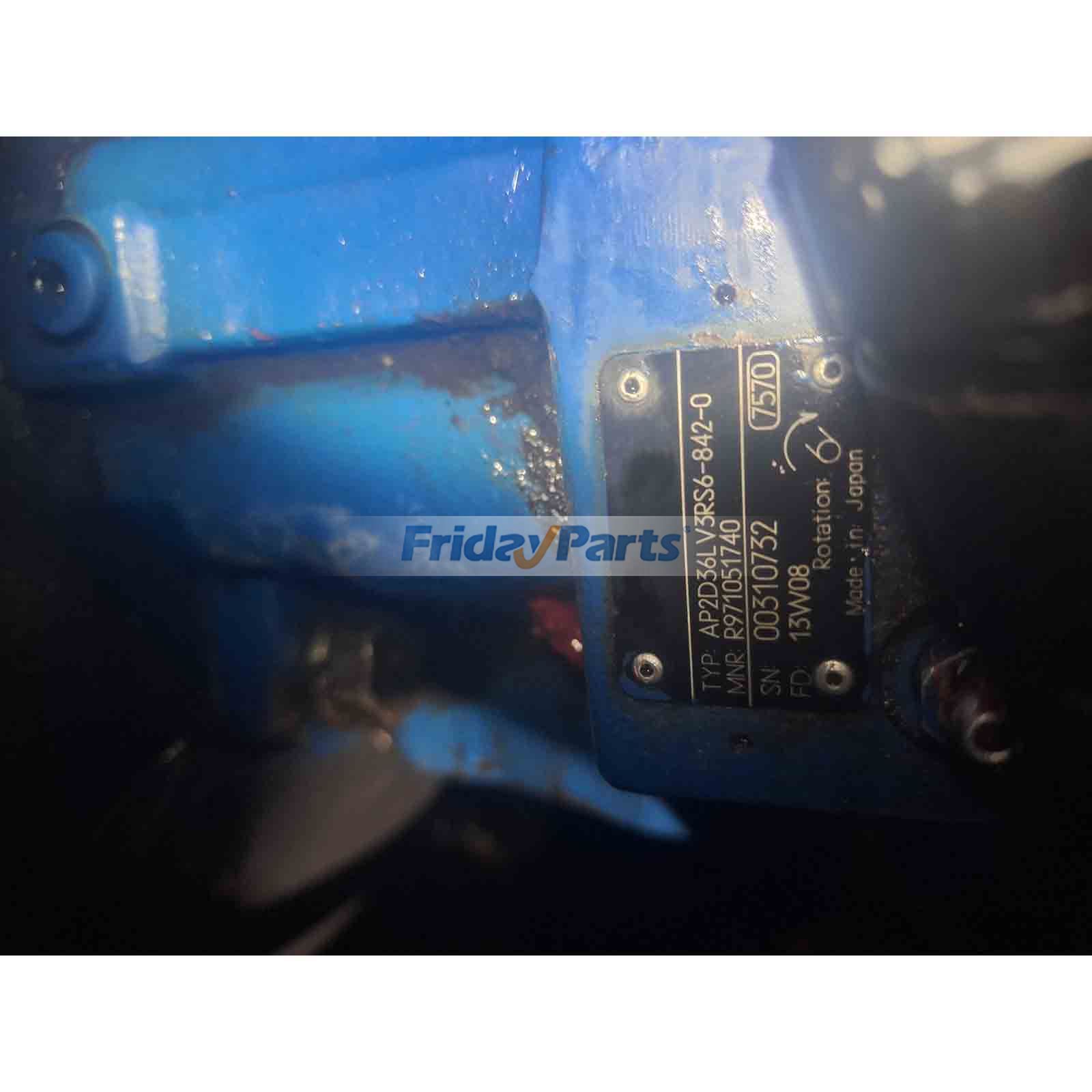 Kit de réparation de pompe hydraulique 172499-73100 AP2D36LV3RS6-842-0 pour excavatrice Yanmar SV100-1