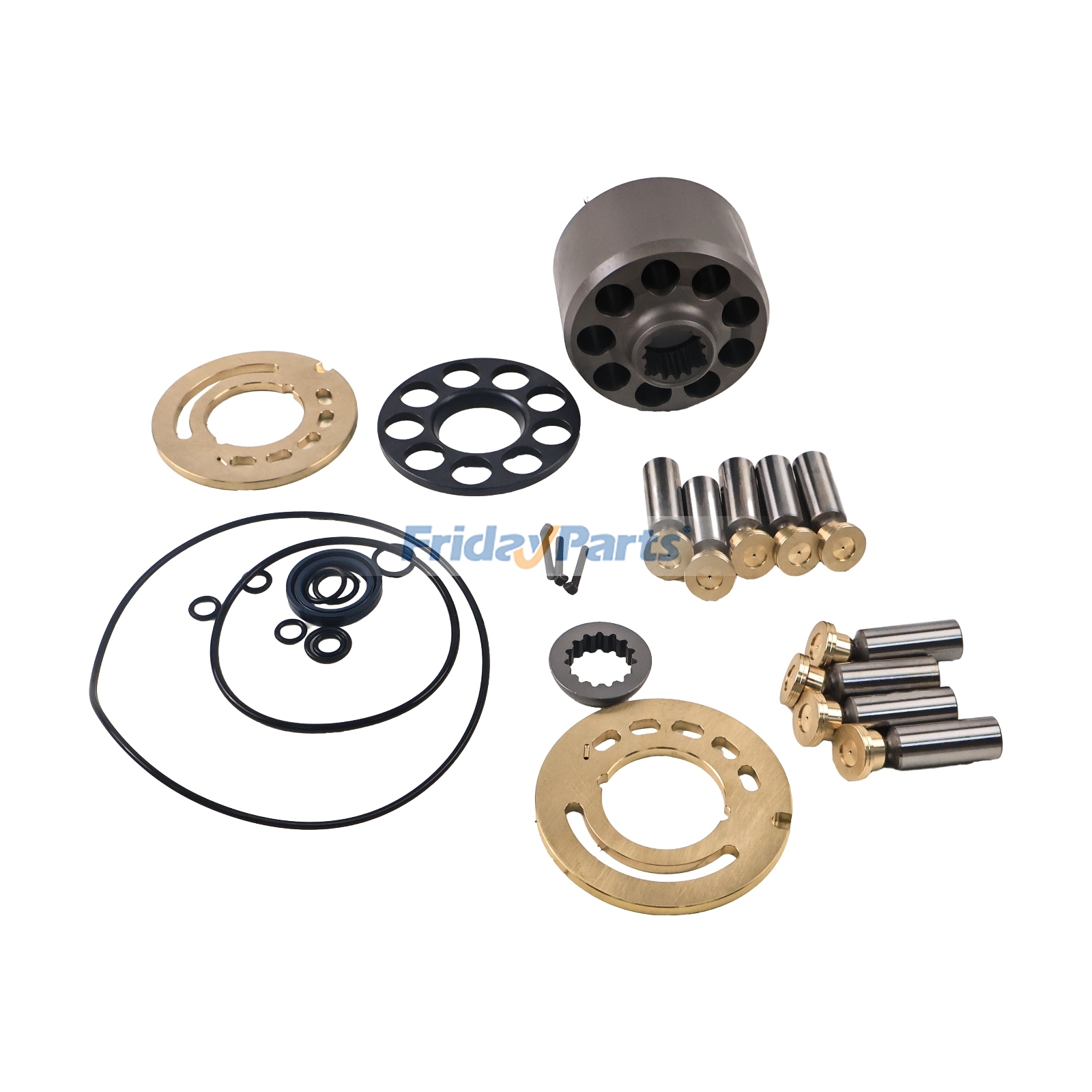 Kit de reparación de bomba hidráulica 191-2942 para Caterpillar CAT Motor 3126B Excavadora 3126 Cargadora 336D 950G 962G Portaherramientas IT62G II de FridayParts