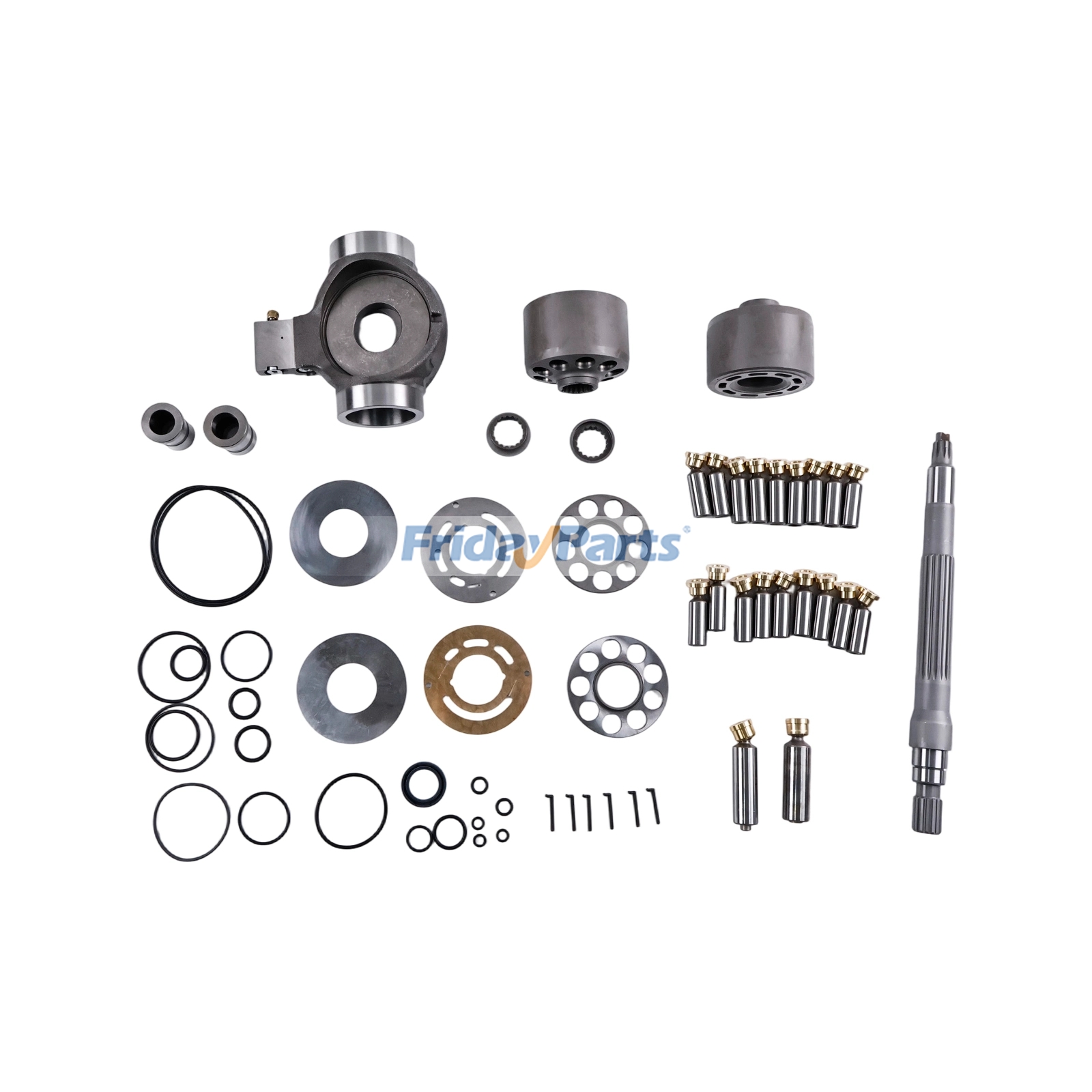 Kit de reparación de bomba hidráulica para Rexroth A10VD43SR1RS5-972-3 | Compatible con excavadora Komatsu PC75UU-2 de FridayParts
