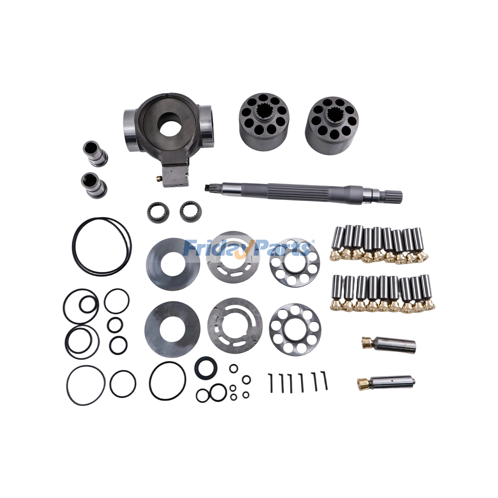 Kit de reparación de bomba hidráulica para Rexroth A10VD43SR1RS5-972-3 | Compatible con excavadora Komatsu PC75UU-2 para Excavadora