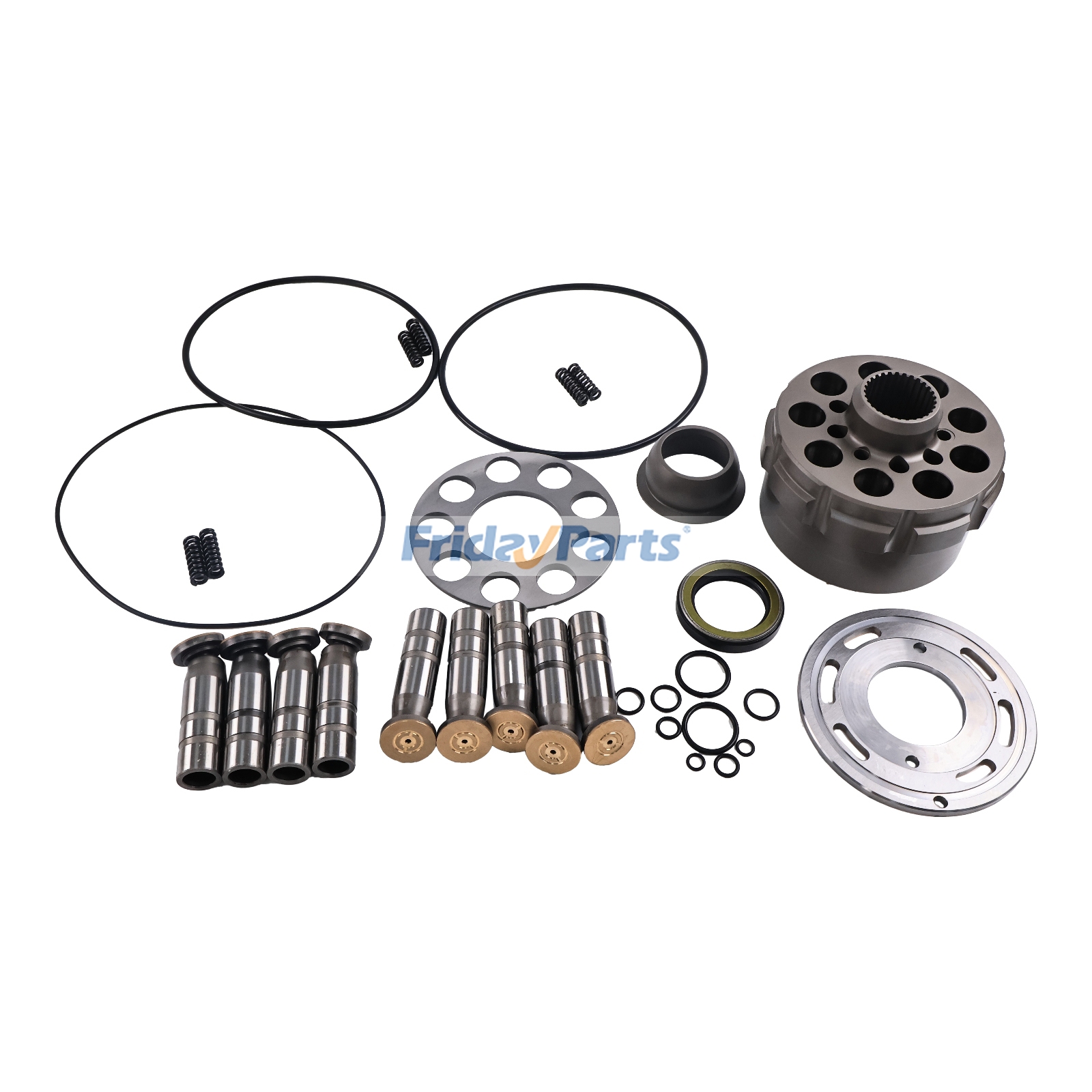 Kit de Reparo da Bomba Hidráulica HMGF68EA 9281921 para Escavadeira John Deere com Motor 6068 6090, Carregadeira 350DLC 380P, 2154G 2156G