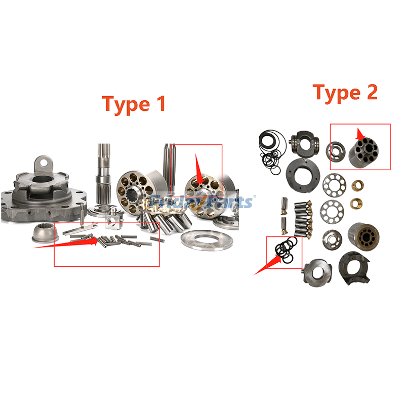 Kit de réparation de pompe hydraulique pour Kawasaki Katopour Pelle