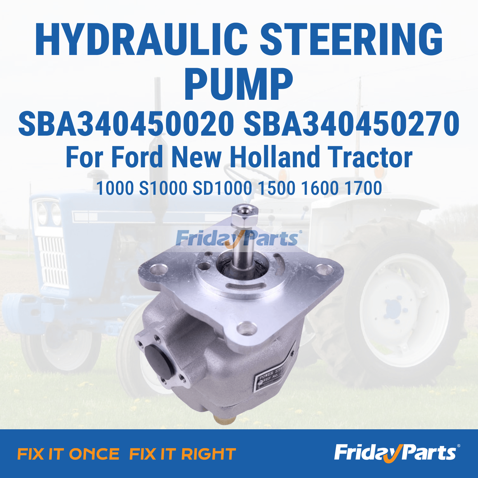 Hydraulic Steering Pump for Tractor