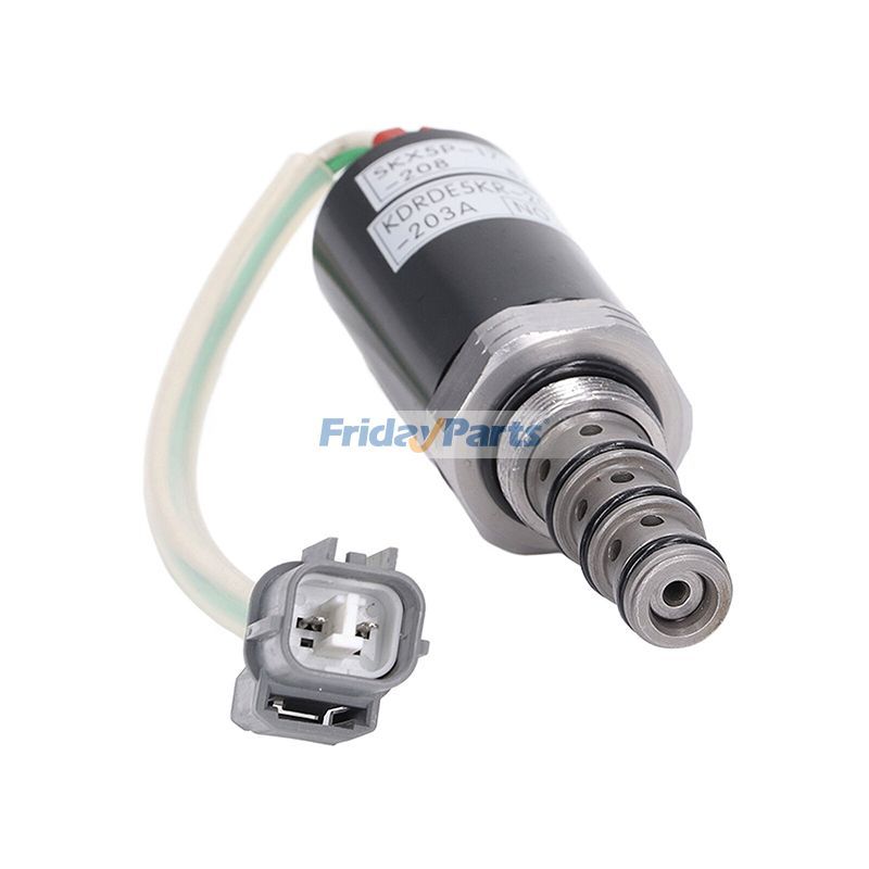 Válvula solenóide de bomba hidráulica KDRDE5KR-20/40C07-203A para escavadeira Sany SY135 SY335 FridayParts