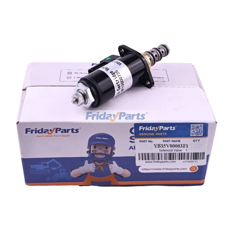Hydraulic Pump Solenoid Valve YB35V00003F1 for New Holland Excavator E115SR E135SR E235SRLC E135SRLC EH130 E160 EH160 E200SR E130 E235SR E200SRLC