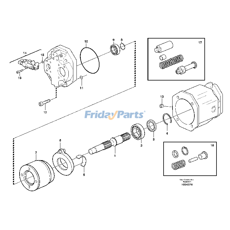 Hydraulic Pump Wheel for Loader