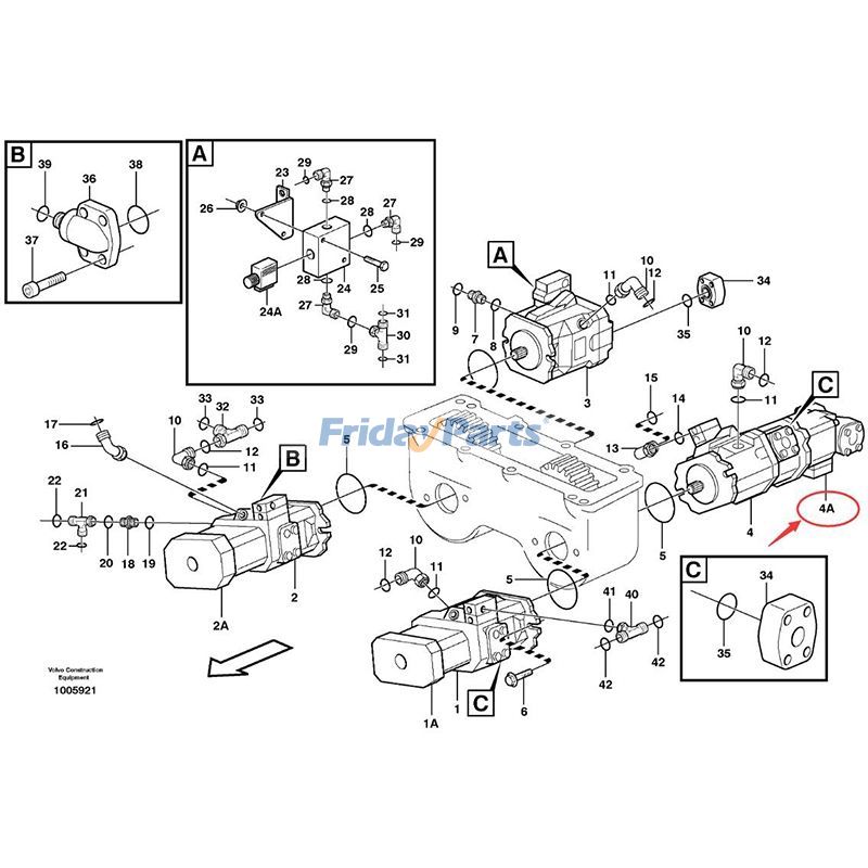 FridayParts Knickgelenkte Dumper mit Hydraulikpumpe