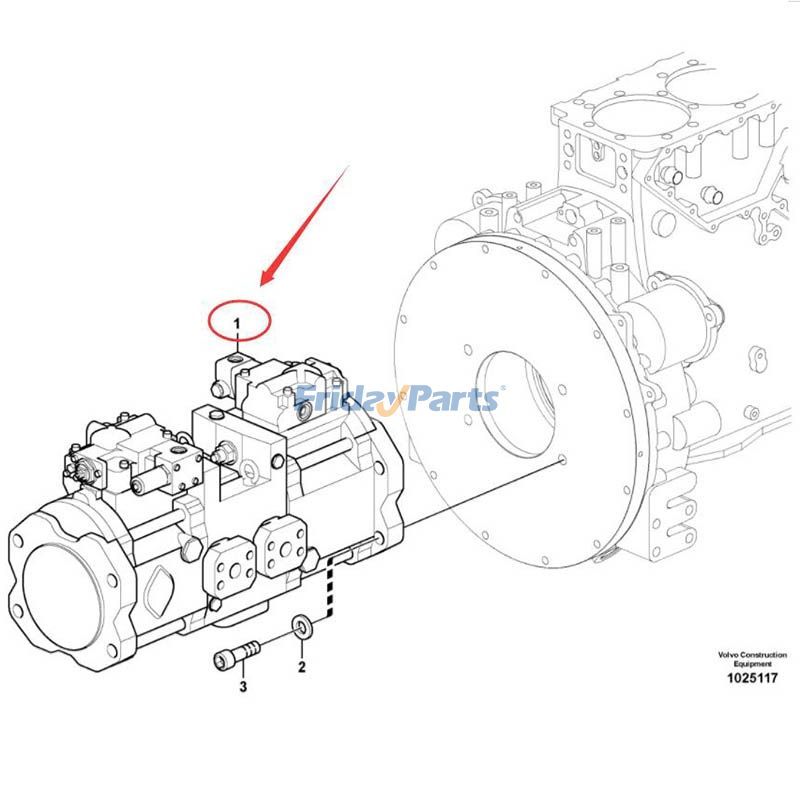 Hydraulic Pump VOE14625693 for Volvo EC480D EC480DCL Excavator