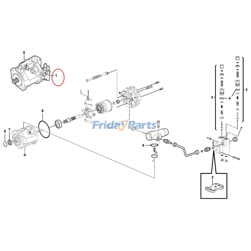 Hydraulic Pump for Excavator