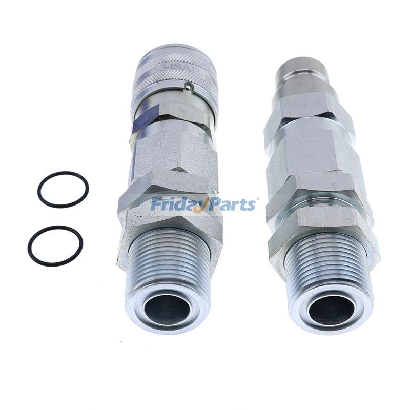 Hydraulic Quick-Connect Coupler Kit AT312877 KV13884 for John Deere 332 ...