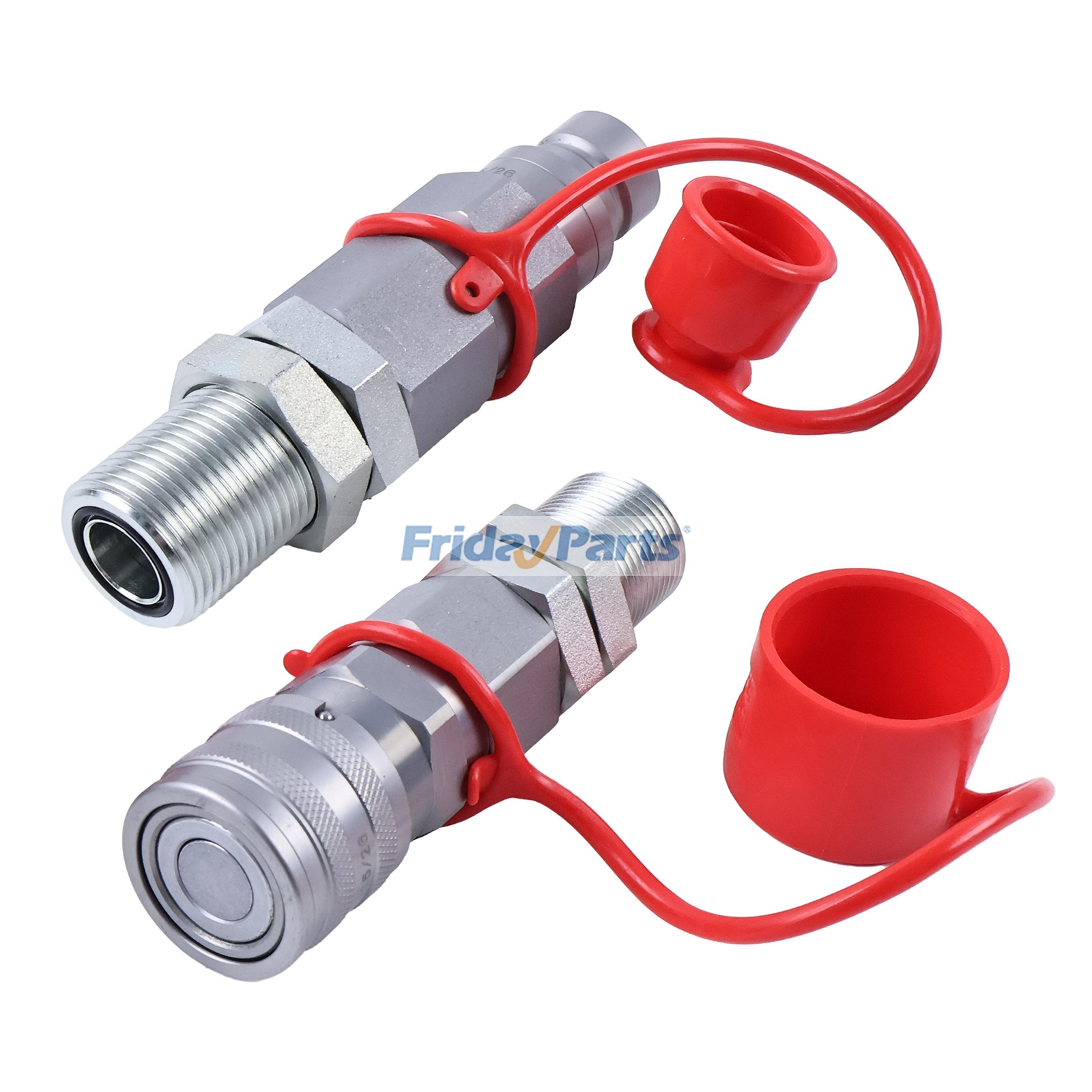 Hydraulic Quick-Connect Coupler Kit AT312877 KV13884 for John Deere Loader 260 280 310L 315SK 325 326D 328D 332 410K CT332 Excavator 17G 26G 27D 30P 35C 50C ZTS