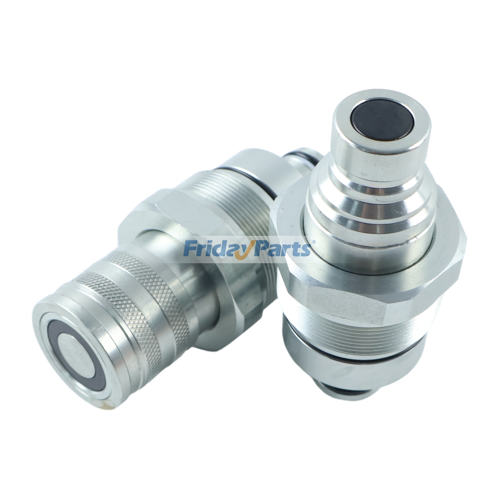 akico324 FFH 48mm Hydraulic Quick-Connect Coupler Kit AT406474 AT406475 for