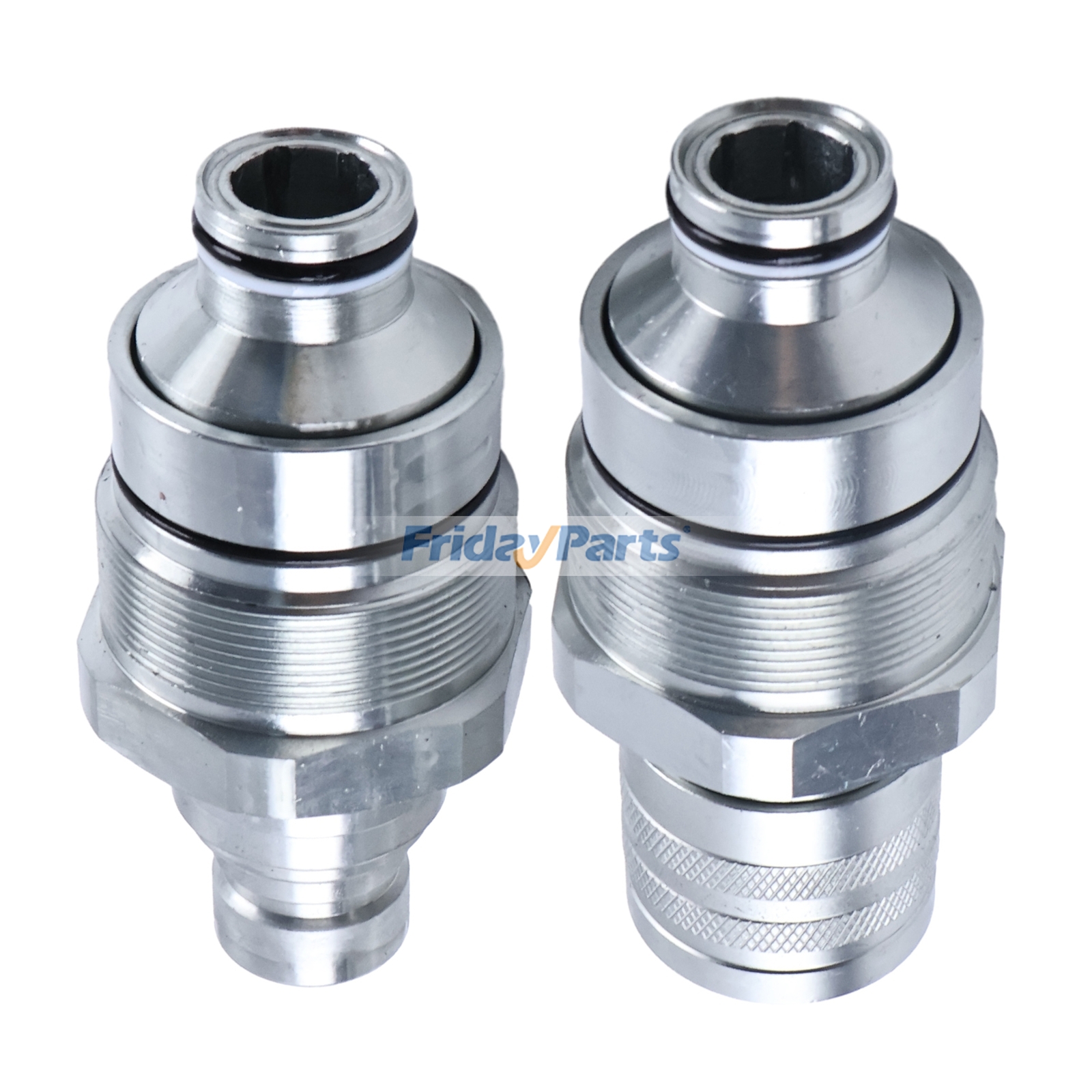 FFH 48mm Hydraulic Quick-Connect Coupler Kit AT406474 AT406475 for John Deere 320E 323E 328E 326E 329E 332E 318E 333E 319E