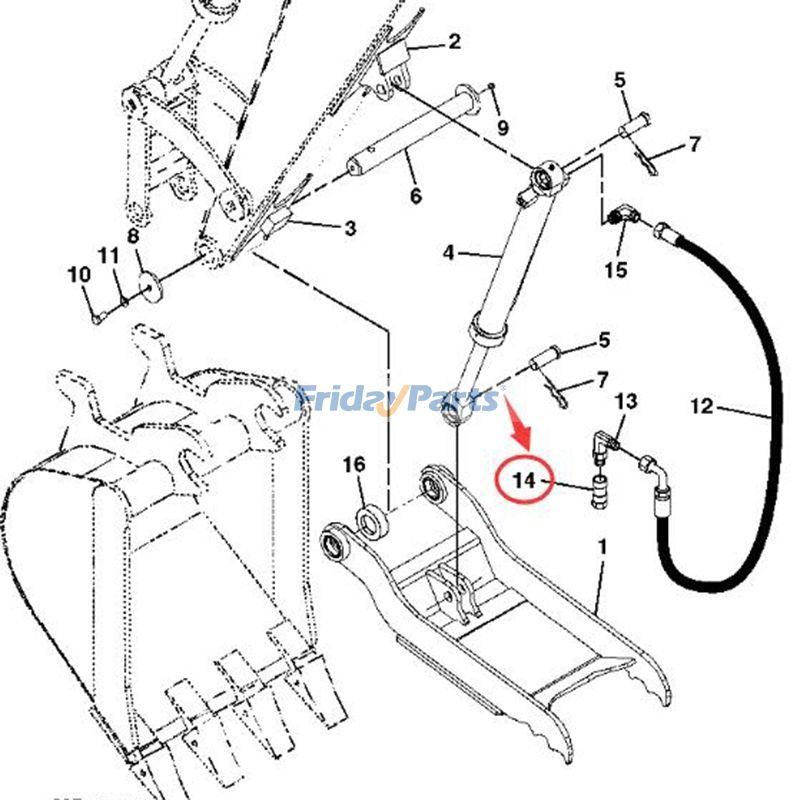 FridayPartsの油圧クイックコネクトカプ​​ラ 4475 6675 8875