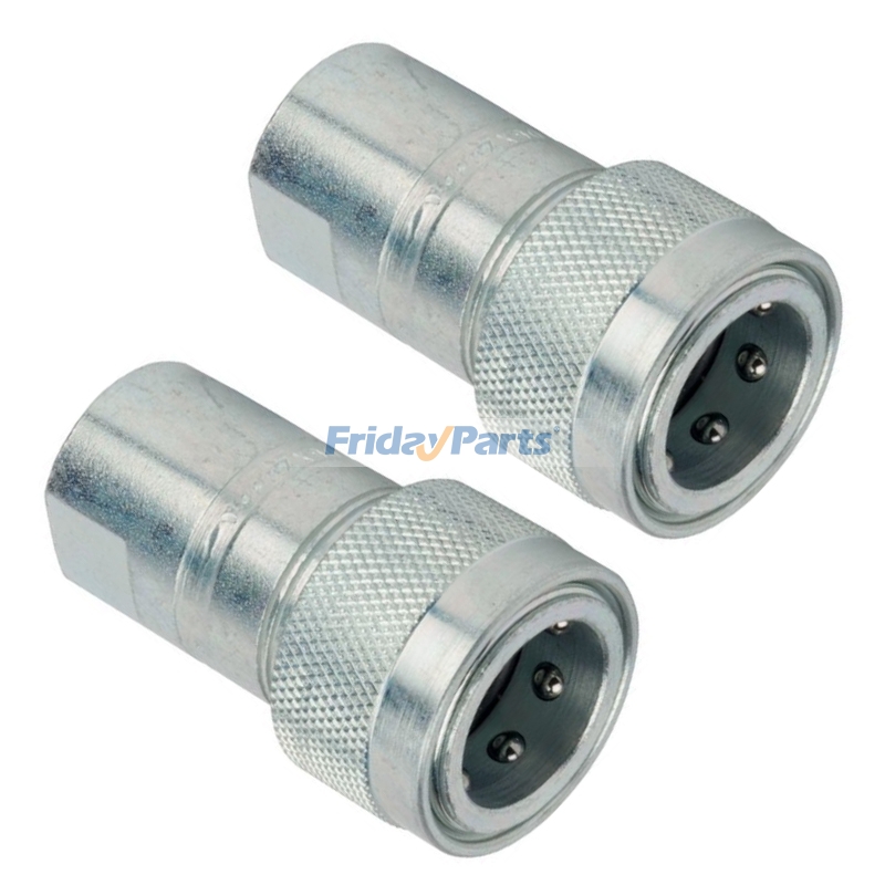 2 raccords rapides hydrauliques AH75167 pour moteurs John Deere 6068, 6090, 6135, tracteurs 3120, 3320, 3520, 3720, 4200, 4300, 4310, 4400, moissonneuses-batteuses 6620, 6622, 9650 et W650