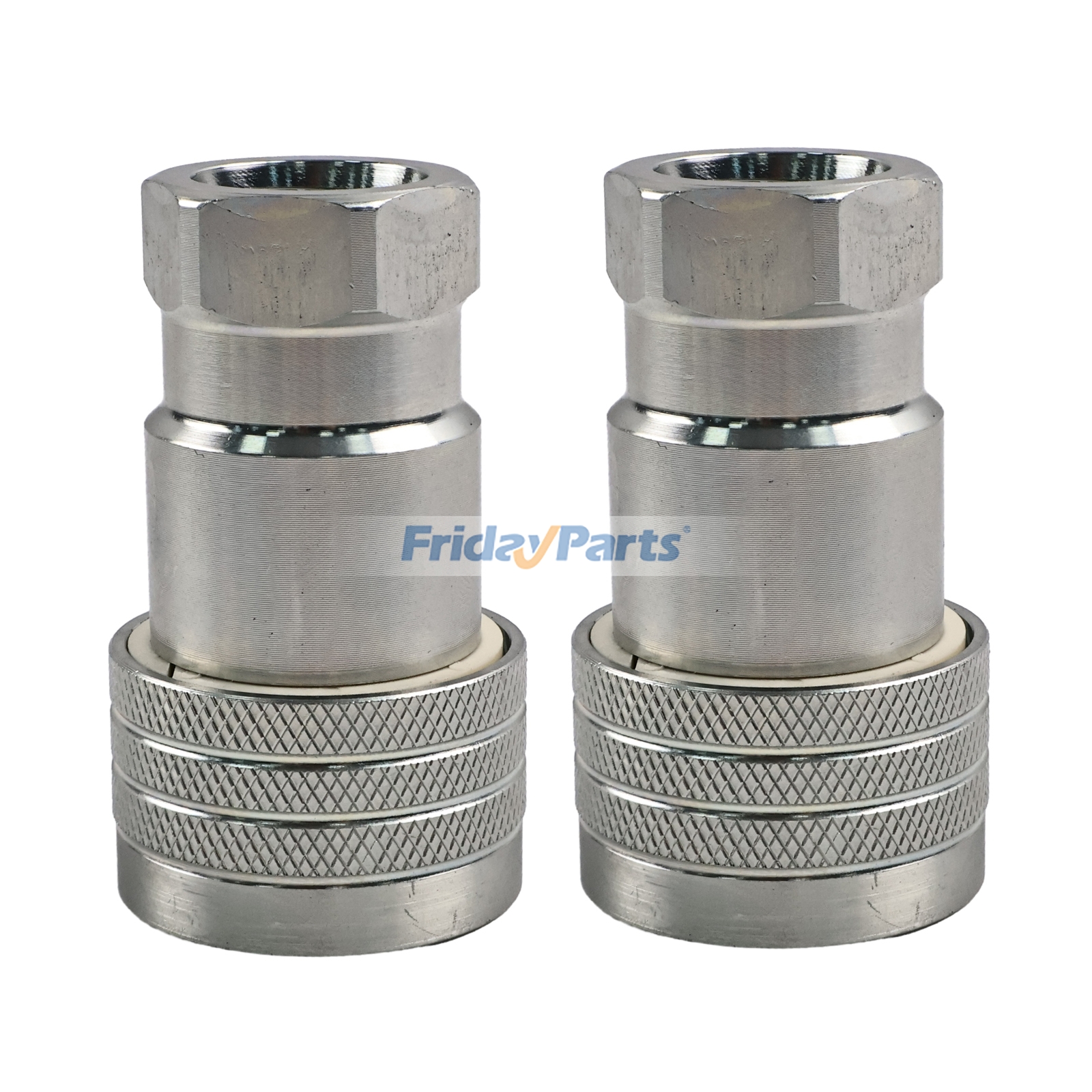 2 Pieces Hydraulic Quick Coupler Socket AH75167 for John Deere Engine 6068 6090 6135 Tractor 3120 3320 3520 3720 4200 4300 4310 4400 Combine 6620 6622 9650 W650