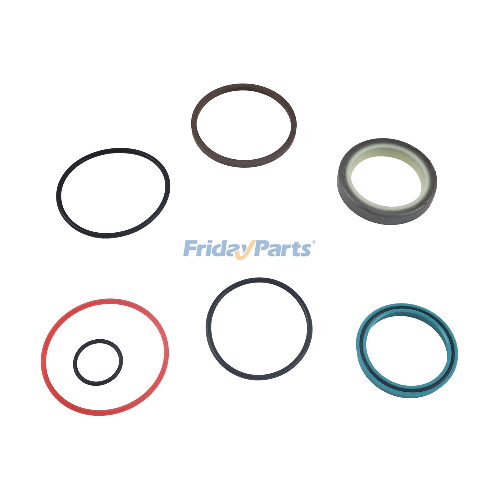Repuesto Kit de sellos hidráulicos compatible con Pala cargadora Para OTRA MARCA FridayParts