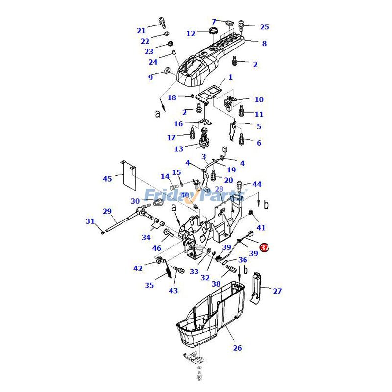 FridayParts Hydraulic Sensor Switch Assy PC220LC-8 PC350-8 PC300-8 PC400LC-8