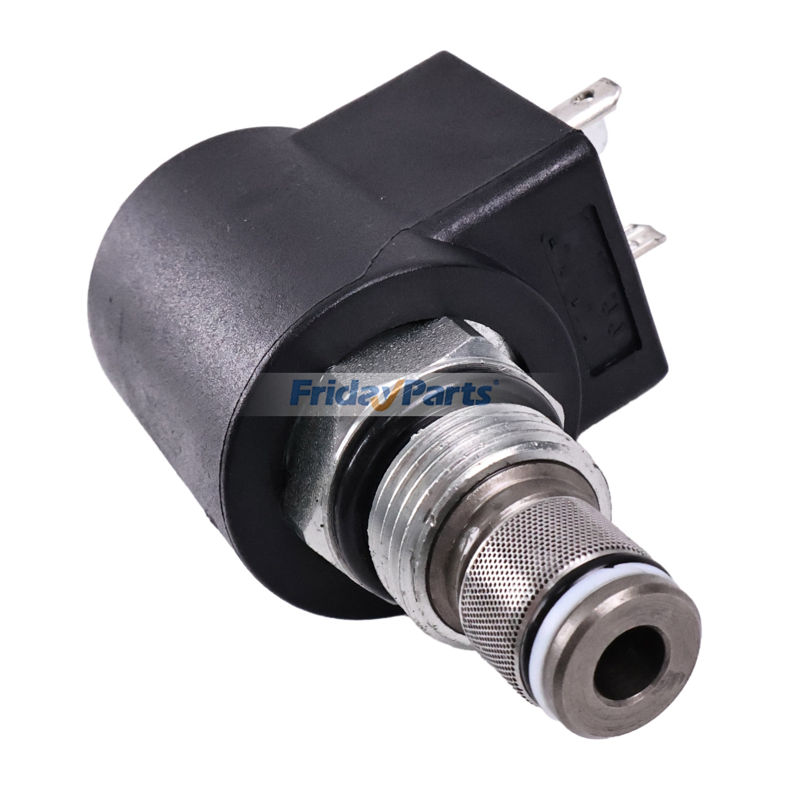 Hydraulic Solenoid Spool Valve with Handle and Coil for Excavator,Harvester,Loader