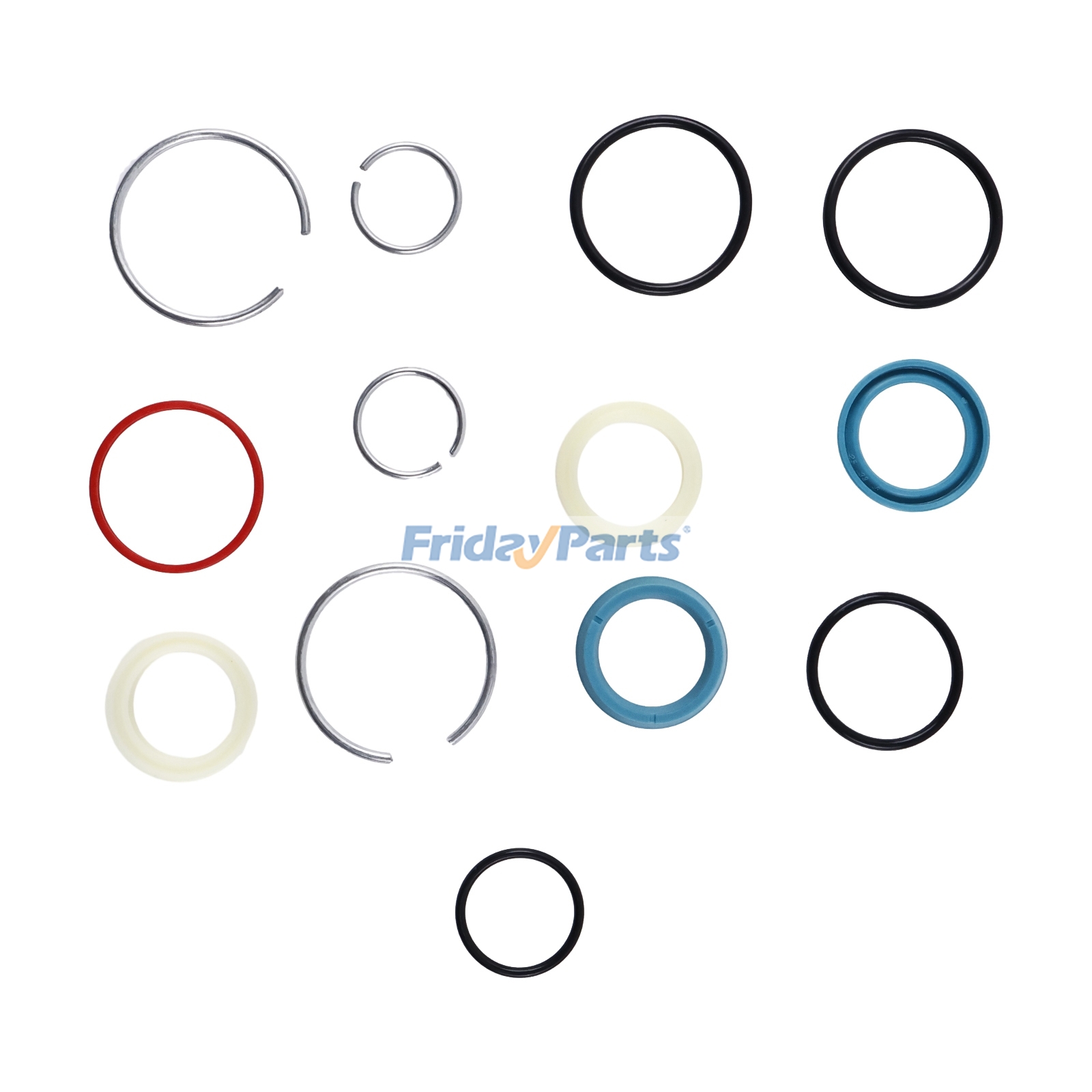 Hydraulic Steering Cylinder Seal Kit K2511-16600 for Kubota Tractor BX1500D BX1830D BX1850D BX1860 BX2230D BX2350D BX2360 BX24D BX25 BX2660D