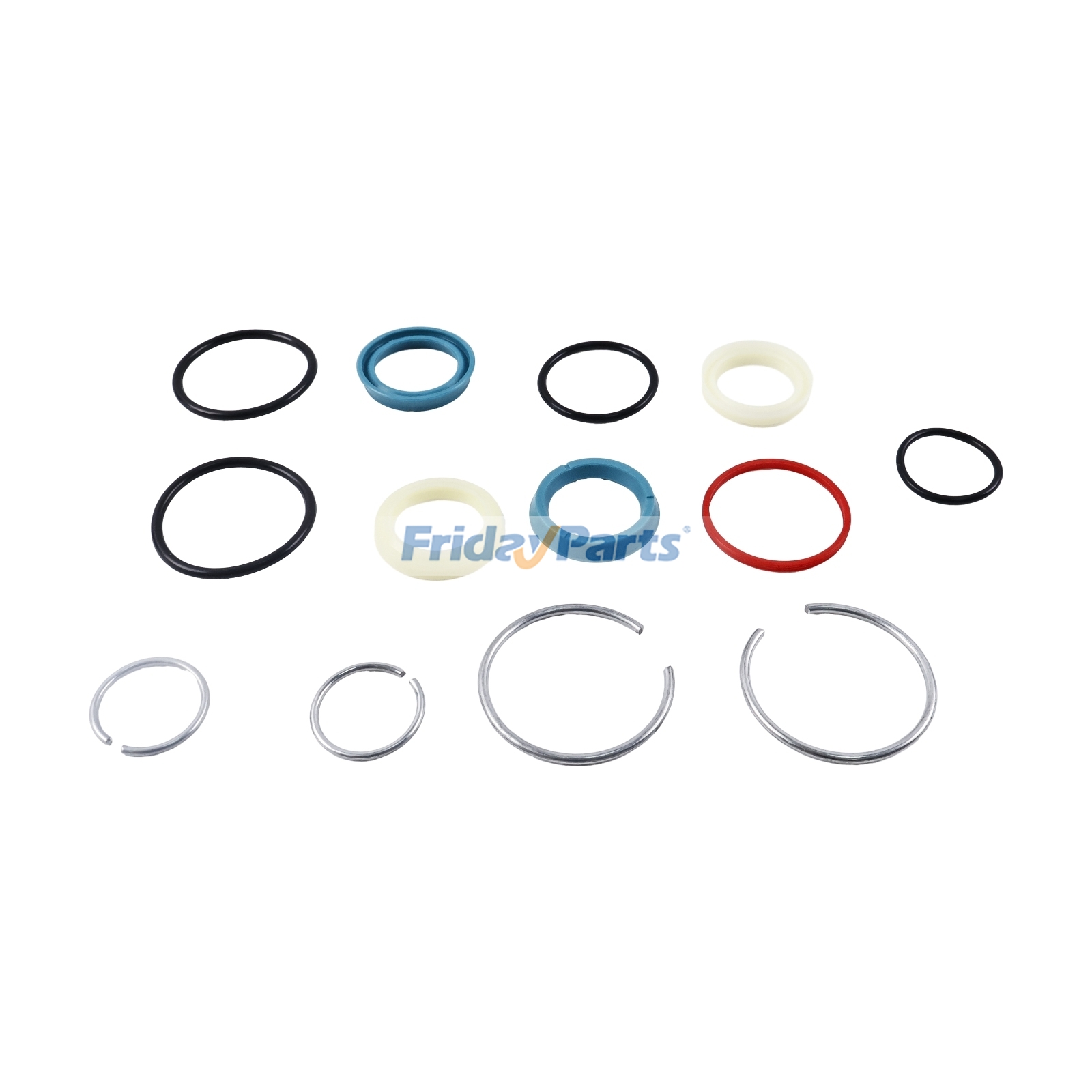 Hydraulic Steering Cylinder Seal Kit compatible with Tractor