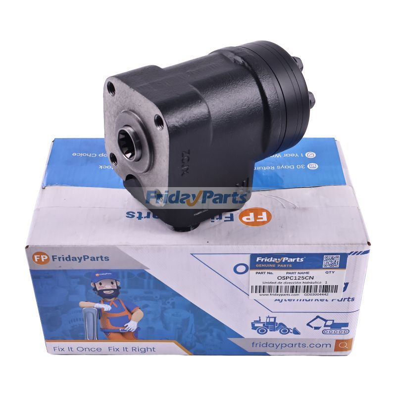 Aftermarket Danfoss OSPC125CN 150-0184 150-0179 Hydraulic Steering Unit for Excavator Bulldozer Crane Loader Tractor Combine Harvester Truck