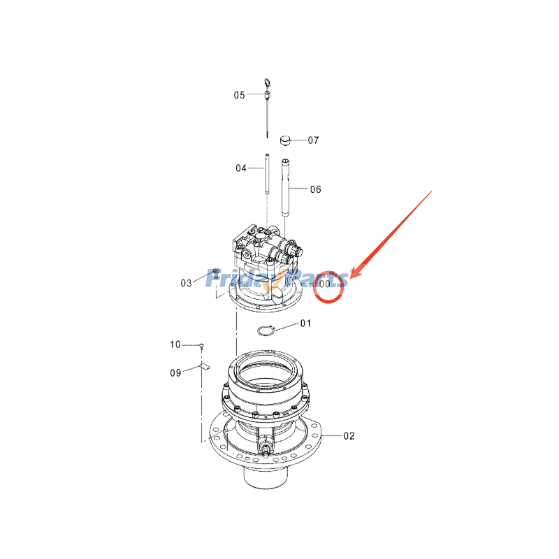 Hydraulic Swing Motor for Engine,Excavator