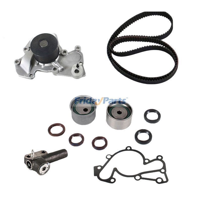 Hydraulic Tensioner Water Pump Timing Belt Kit CTBK-A009WPHT for Hyundai Santa Fe Tiburon Tucson kia Sonata Sportage Optima 1999-2010