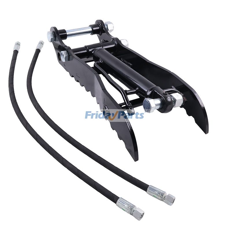 Clip hidráulico para pulgar con manguera para miniexcavadoras, accesorio para excavadoras pequeñas
