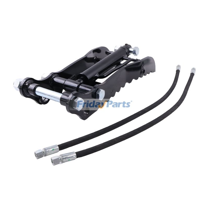 Clip hidráulico para pulgar con manguera para miniexcavadoras, accesorio para excavadoras pequeñas