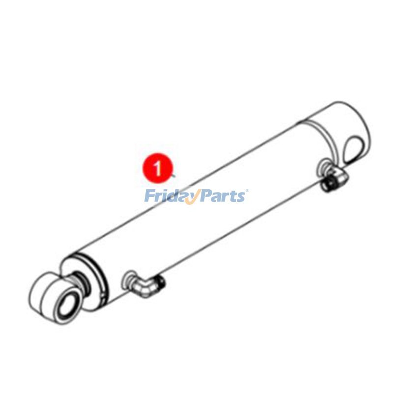 FridayParts Hydraulischer Kippzylinder für Kompaktlader