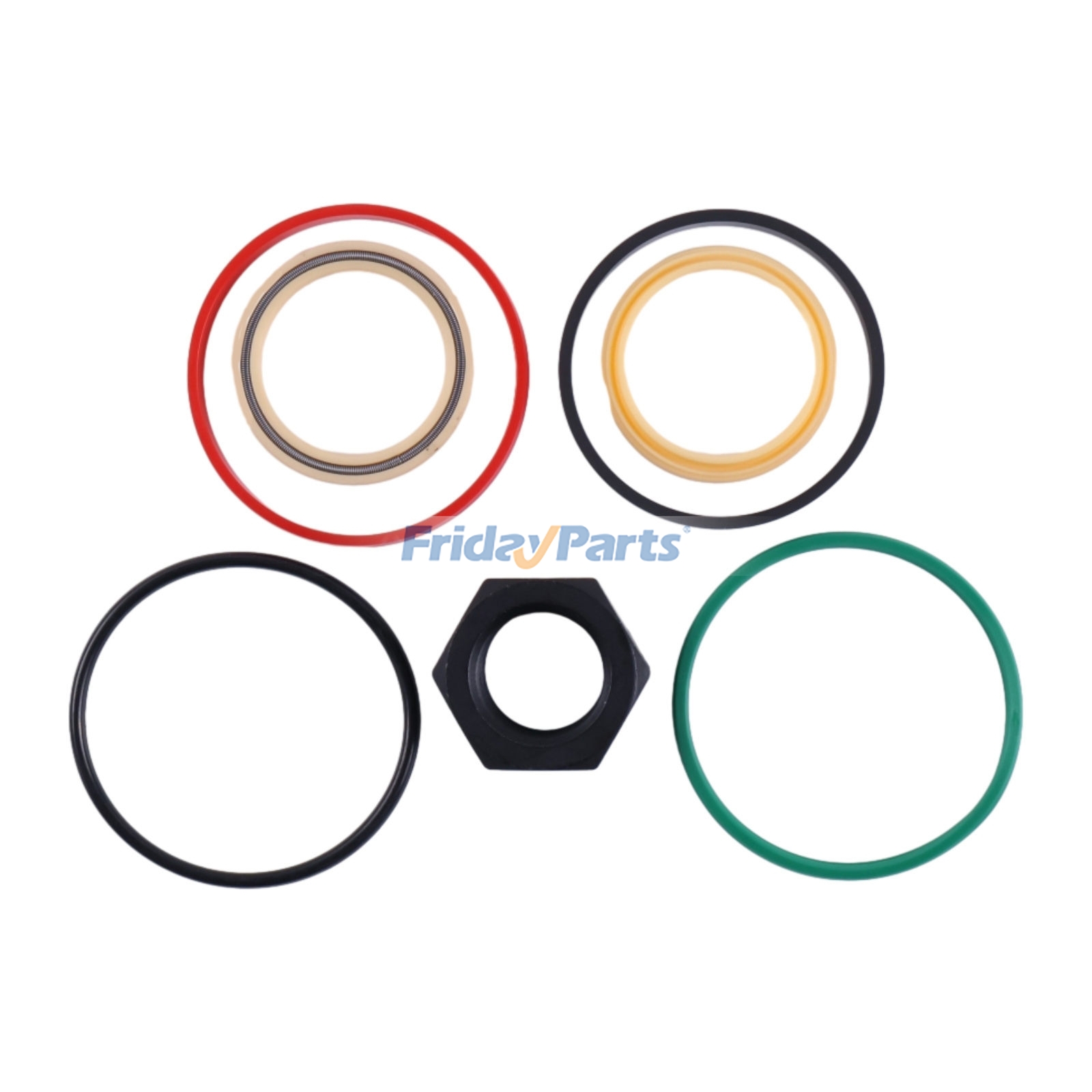Hydraulic Tilt Cylinder Seal Kit compatible with Loader
