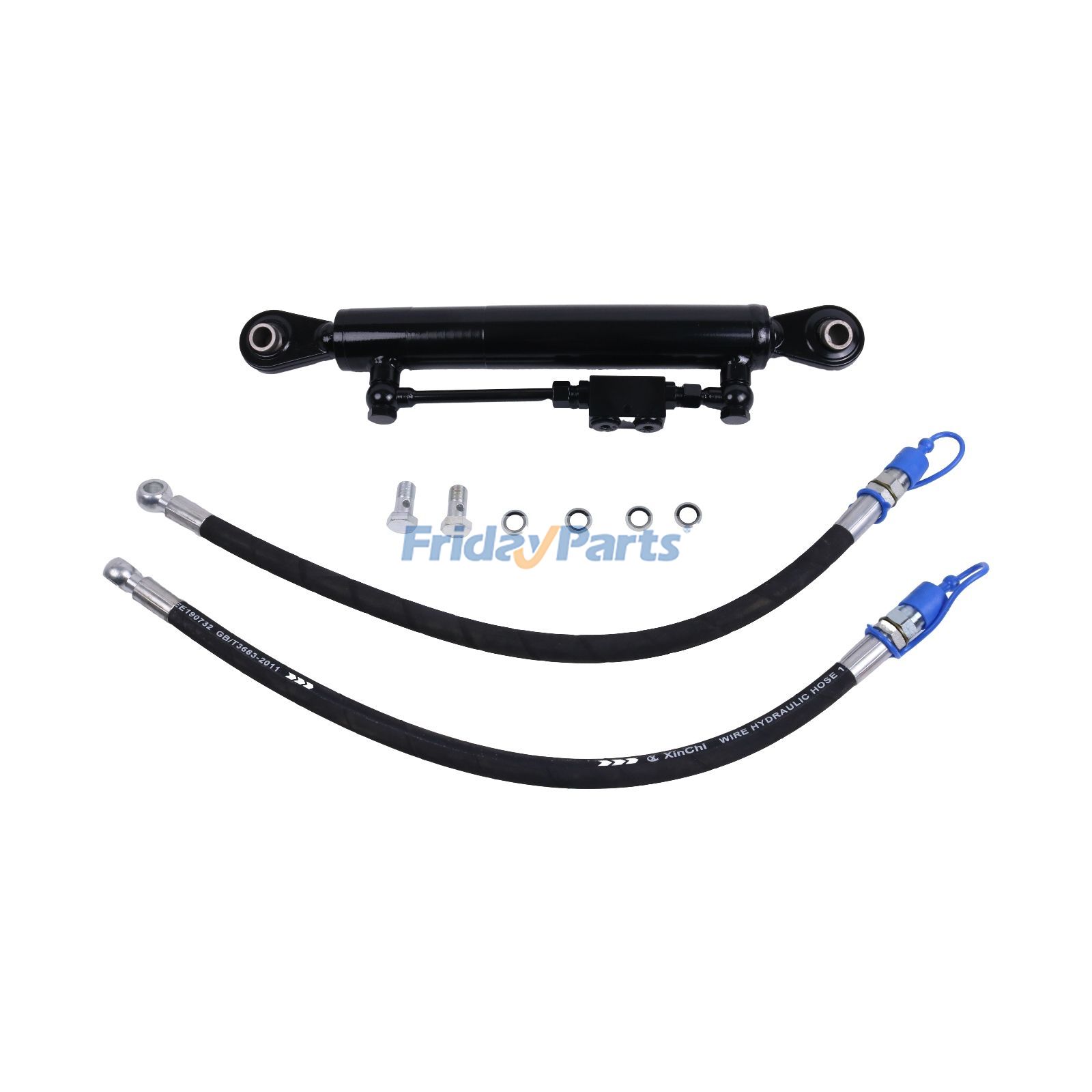 VEVORトラクター掘削機用2ウェイチェックバルブ付き油圧トップリンク WCVC-50-30-280