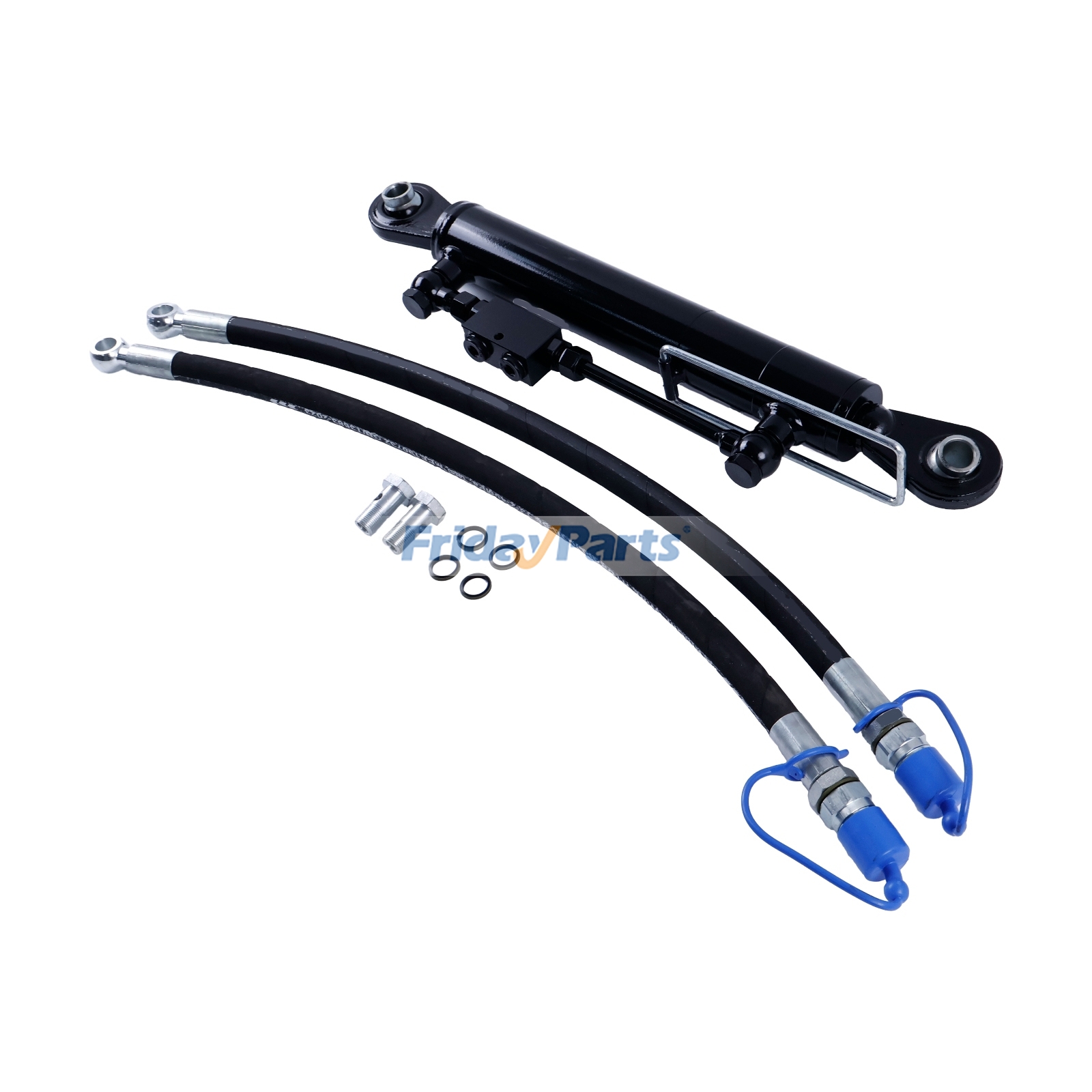 Braço superior hidráulico categoria 1-1 (20 7/8"-31 7/8") com válvula de retenção bidirecional e conjunto de mangueiras SPH320033 para trator para Trator