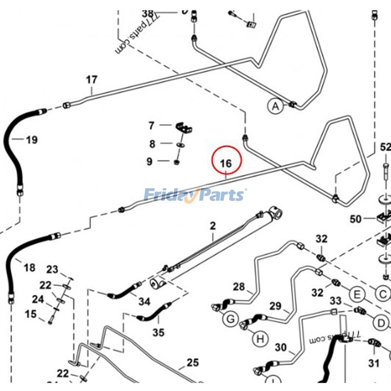 Hydraulic Tubeline for Loader