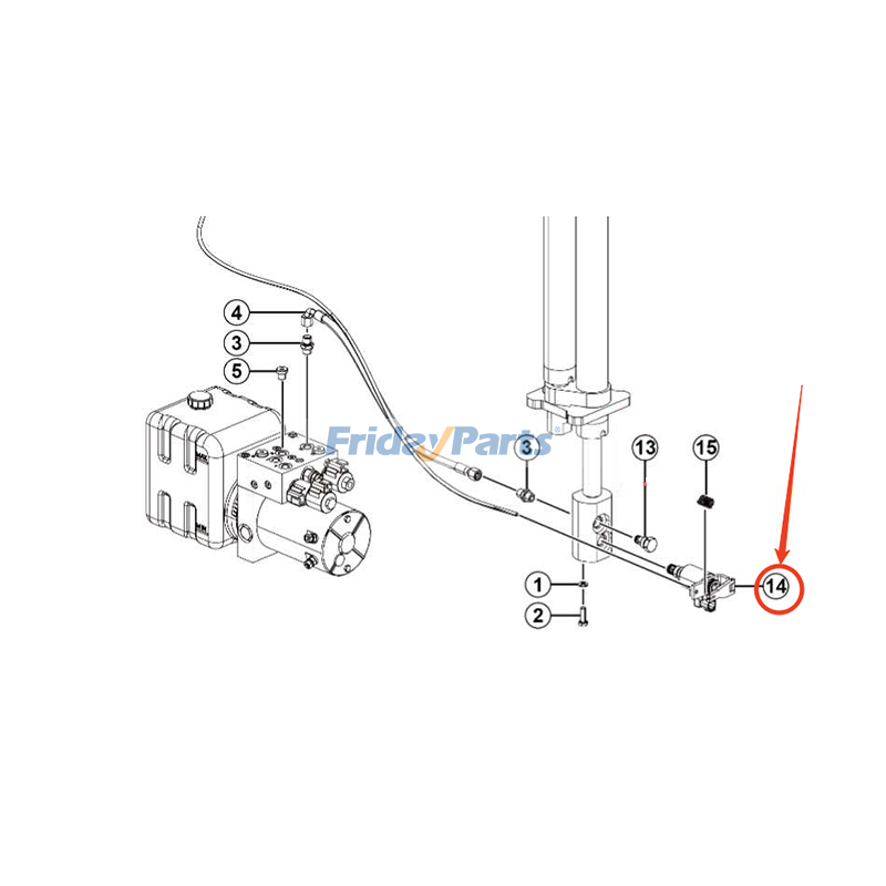 FridayParts Hydraulikventil