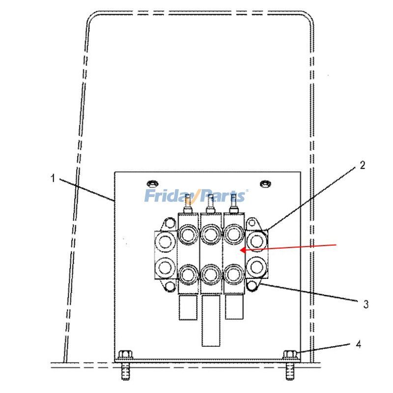 Hydraulic Valve Assembly for Dozer