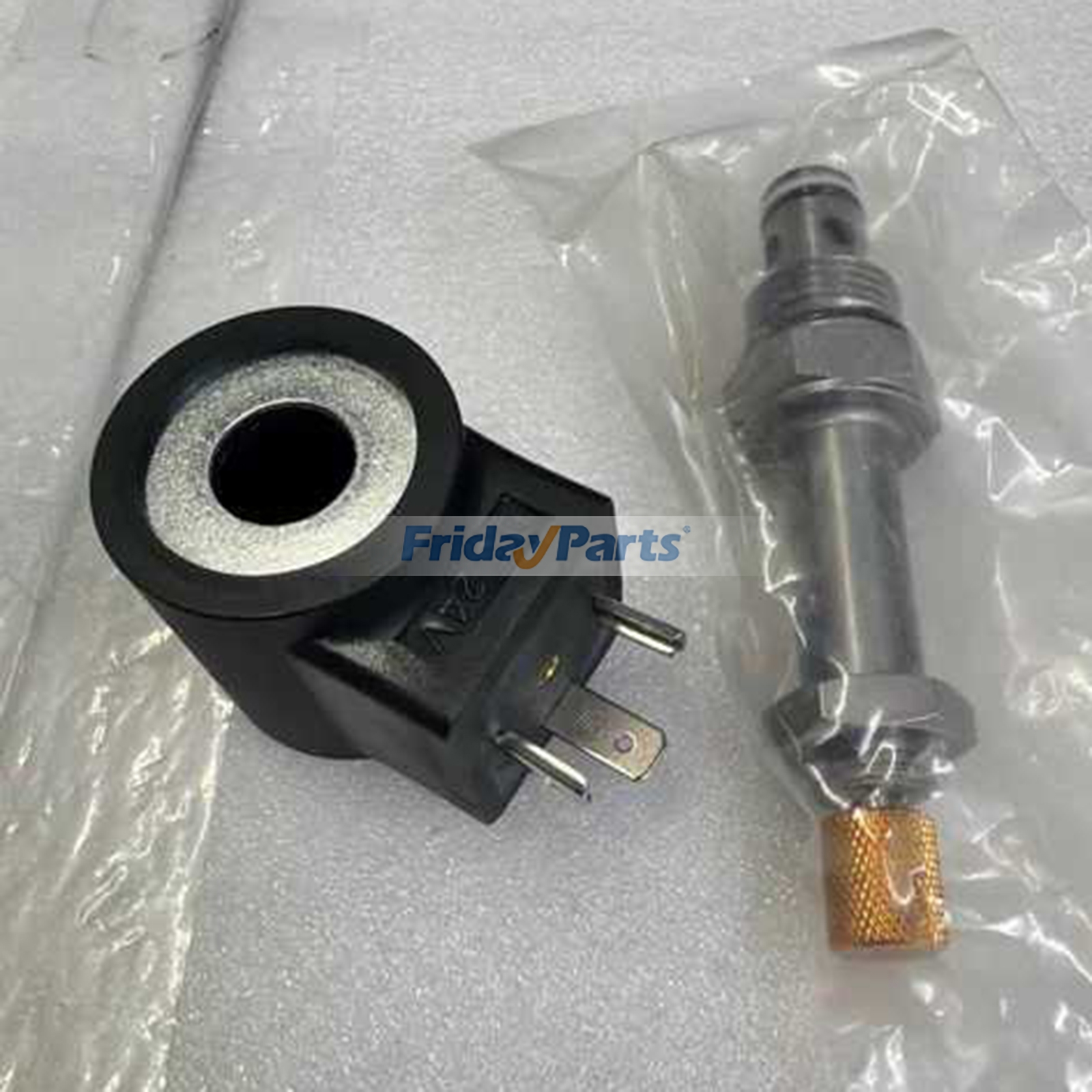 Válvula hidráulica con bobina de 3 pines y 24 V, repuesto para Hydraforce SV08-22M-0-N-24DG