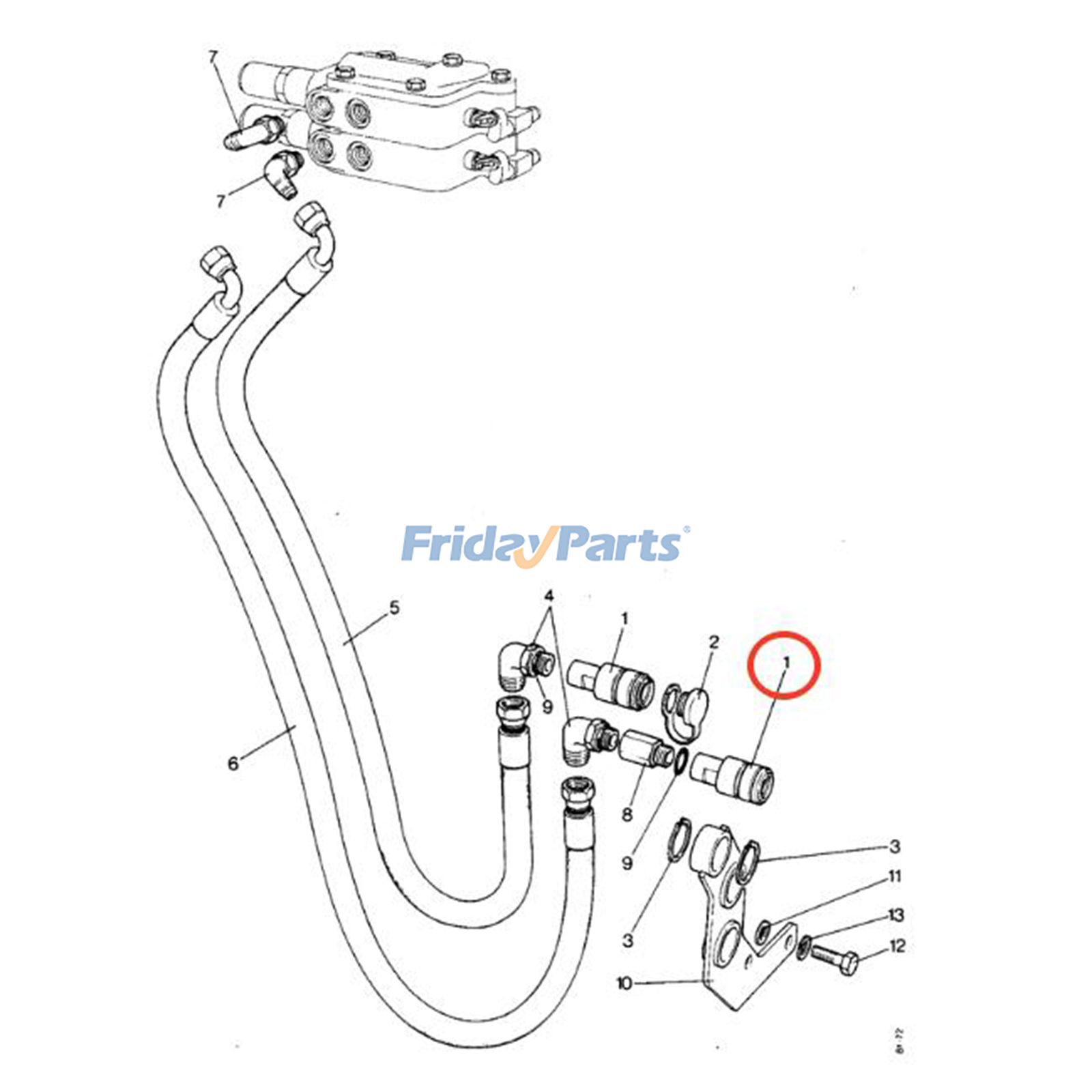 ローダー,トラクター 油圧式ブレークアウェイカプラ