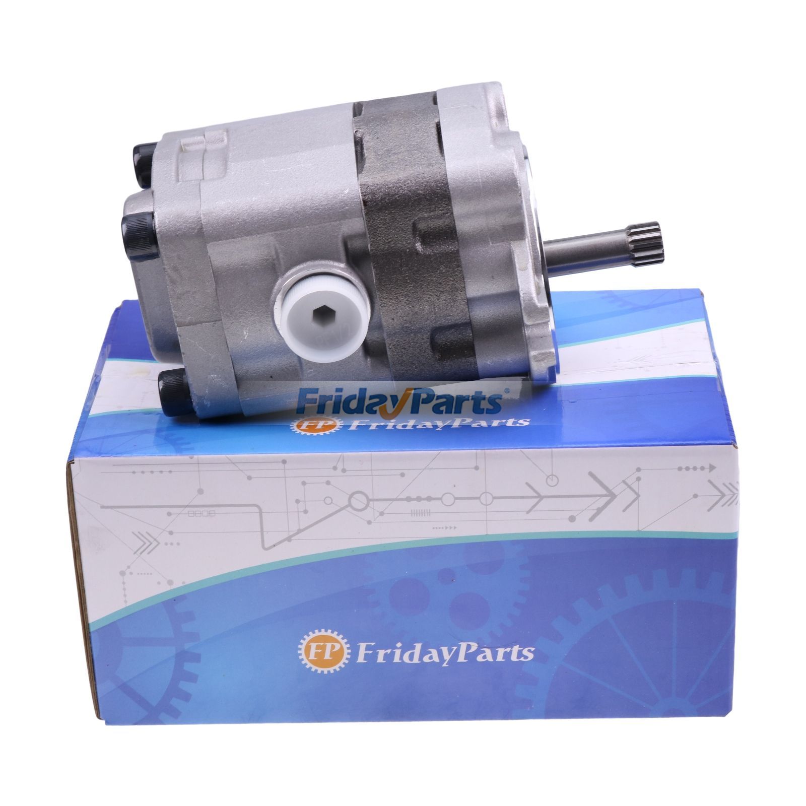Hydraulic Gear Pump RD819-77474 for Kubota Excavator KX71 KX080-4 KX080-3T