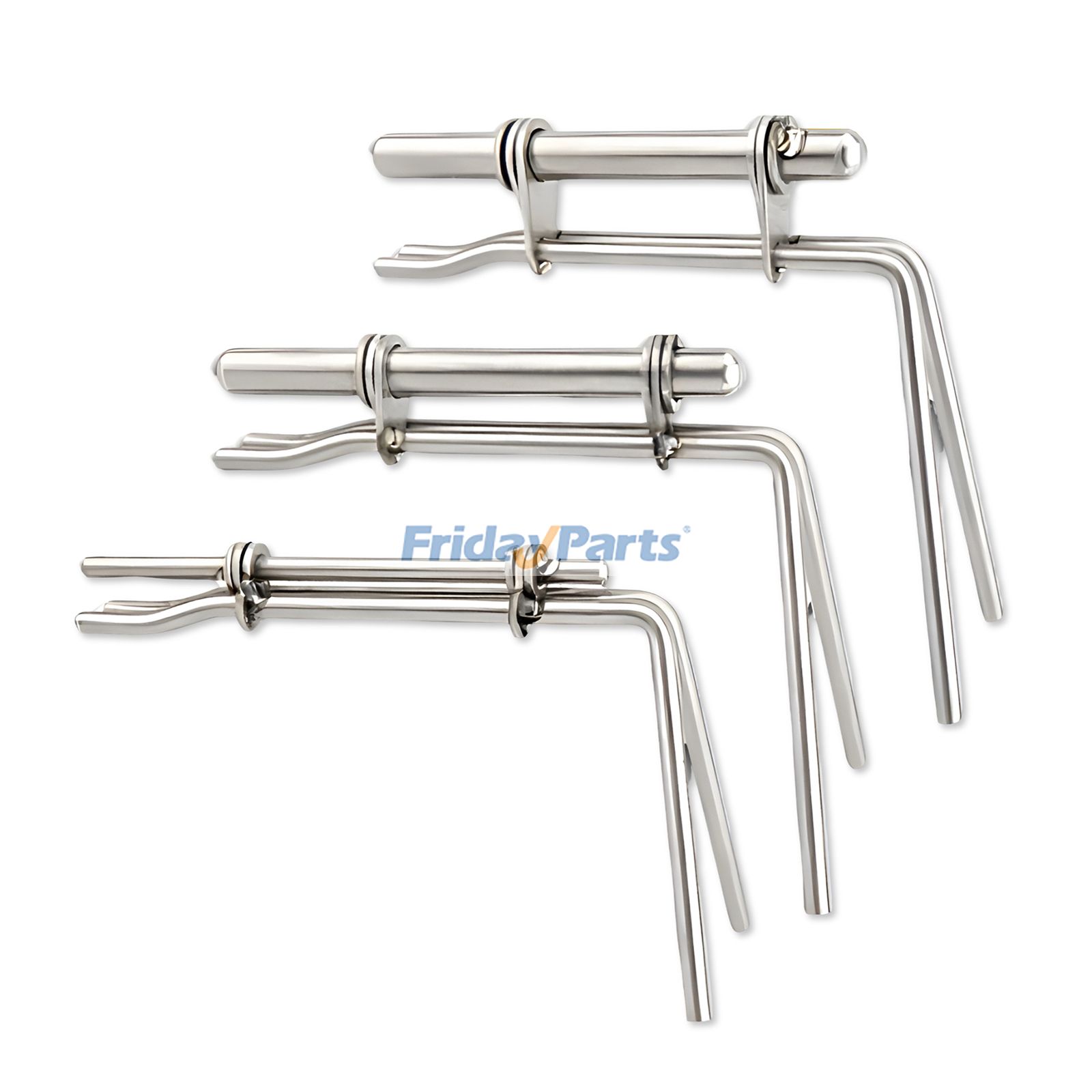 3 Pieces Hydraulic Gland Seal Installation Tool Kit CAS-1457 for CASE John Deere Backhoe Loader