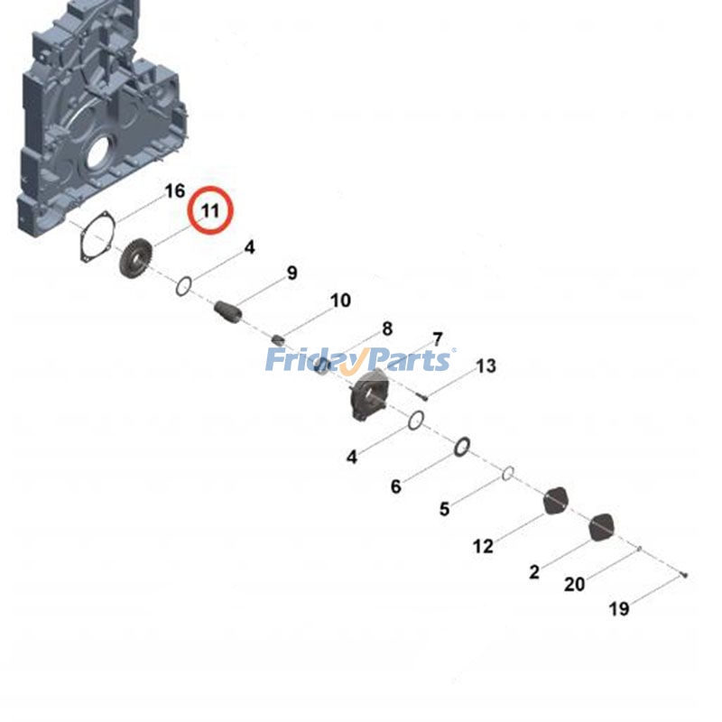 Hydraulic Pump Gear for Engine