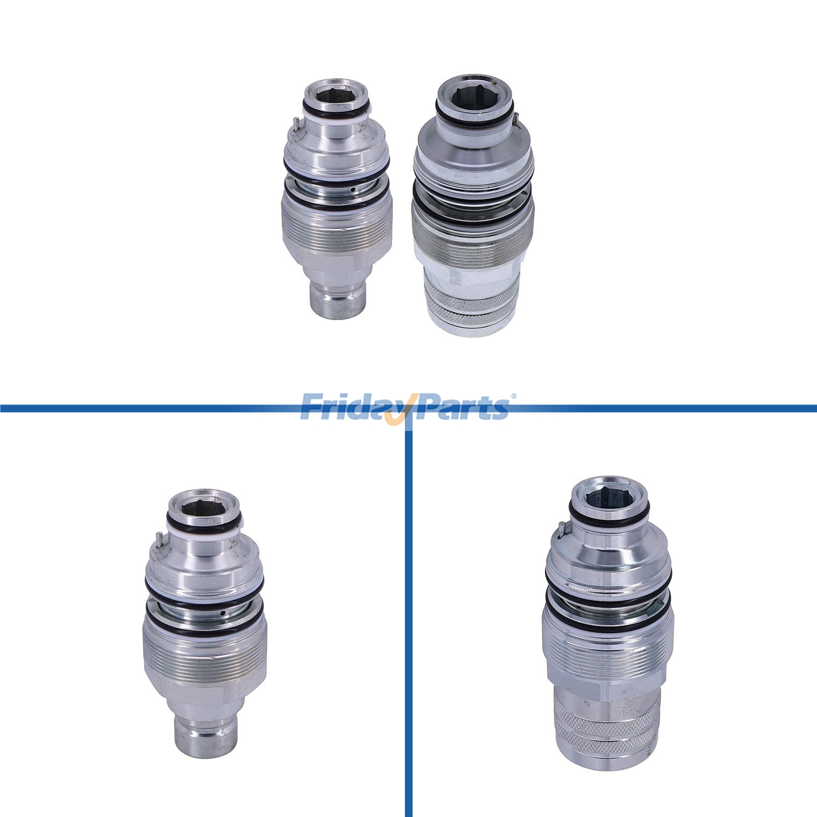 Hydraulic Quick Connect Coupler V0511-77140 V0511-77150 for Kubota Loader SVL75 SVL75-2 SVL90