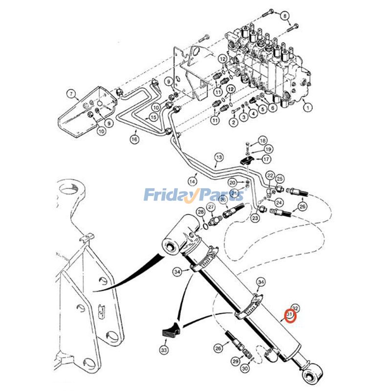 Hydraulic Stabilizer Cylinder for Loader